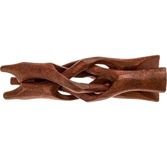 12" Tripod Wood Stand Display Stand Gemstone Mineral Specimen Sphere Shell - Picture 5 of 7